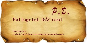Pellegrini Dániel névjegykártya